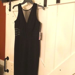 Black new  party or cocktail dinner dress with tags.